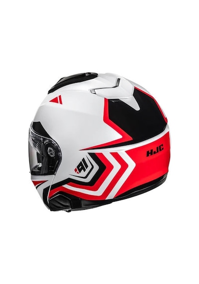 Hjc İ91 Tricus MC1 Çene Açılır Motosiklet Kaskı Kırmızı Beyaz