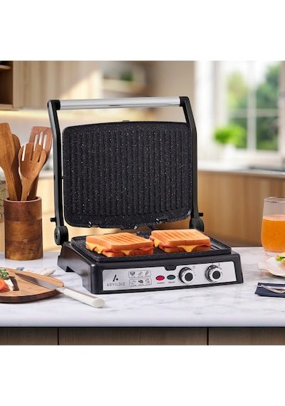 Aryıldız Multi Grill Tost Makinesi Siyah