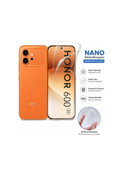 Honor 600 Esnek Nano Ekran Koruyucu