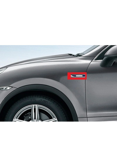 Toyota Uyumlu Trd Logo Yan Çamurluk 3M 3D Krom Metal Logo Amblem N11.555