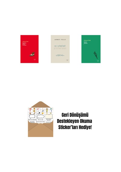 Kalbim Unut Bu Şiiri Ciltli + Su Çürüdü Ciltli + Saklı Kalan + Okuma Sticker'ları