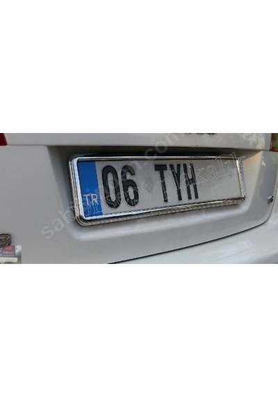 Consept Krom Plakalık 2Adet Yazısız Krom Plaka Çerçevesi 228108939