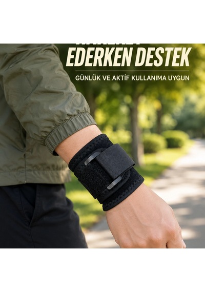Ayarlanabilir Bilek Destekliği Cırtlı Bileklik Günlük Kullanım Ve Spor İçin Bilek Desteği