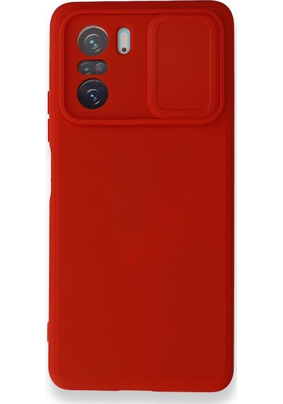 Nettech Xiaomi Poco F3 Uyumlu Kızaklı Kamera Korumalı Arka Koruma Kılıf - Lacivert Lacivert