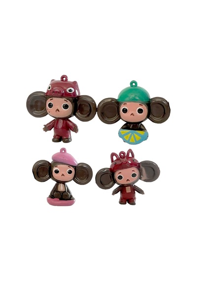 Ceburaska Cheburashka Oyuncak Karakter Seti 4lü