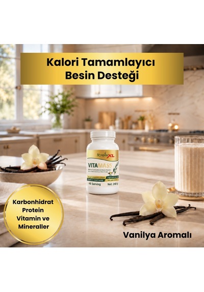 Fibrelle Vitamass Kilo Ve Kalori Tamamlayıcı Besin Desteği 240 G Vanilya