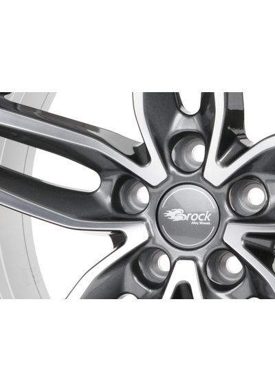 4 Adet Brock / Rc Rc29 Himalaya Grisi Jant Hgvp 7.5 J X 17 Inç