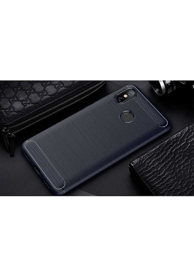 Xiaomi Mi A2 Lite Kılıf Zore Room Silikon Kapak Lacivert