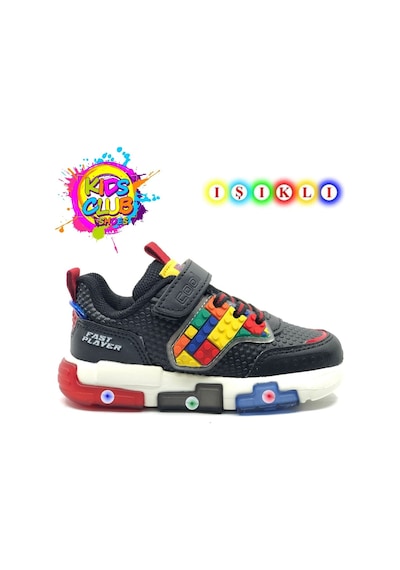 Cool Heros Işıklı Ortopedik Çocuk Spor Ayakkabı Siyah