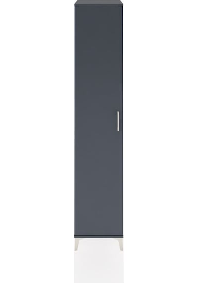 Hyperion Dolap 3 Raflı Tek Kapaklı 44x44x221 Antrasit-antrasit Antrasit