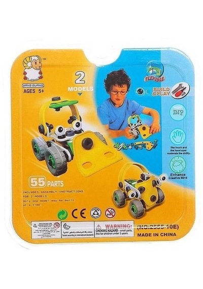 Build Play 51 Parça 2 Model Yapılabilen Esnek Oyun