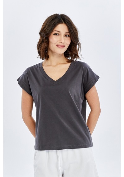 Fashion Friends Kadın Bluz 26y0034k1 Antrasit