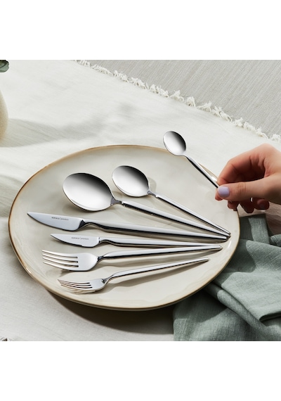 Karaca  Premium Lady Platin 12 Kişilik 84 Parça Çatal Kaşık Bıçak Takımı