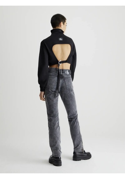 Calvin Klein Authentıc Slım Straı Kadın Antrasit Kot Pantolon Gri Calvin Klein Authentıc Slım Straı Kadın Antrasit Kot Pantolon Gri