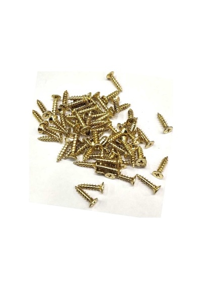 Sarı 1000 Adet Klips Vidası 2,3x9,5 Mm Yhb, İthal - Konik Başlı Kutu Ayak, Askı, Mini Vida 9,5 Mm