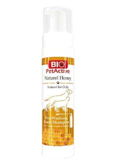 Bio Petactive Bal Özlü Kuru Köpük Yıkama Köpek Şampuanı 200 ML