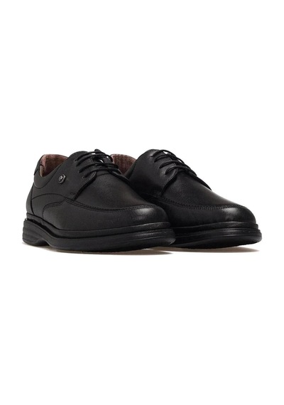 Pierre Cardin 146208-b Erkek Bağcıklı Ortopedik Taban Ayakkabı Siyah
