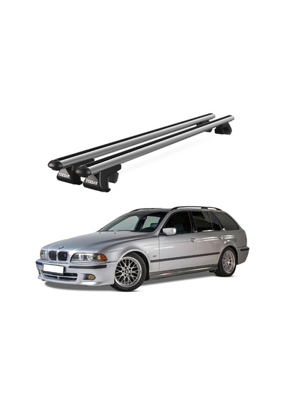 Venüs Bmw 5 Series Touring E39 2000-2004 Uyumlu Gri Ara Atkı Port Bagaj Tavan Barı