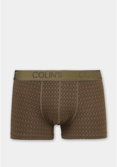 Colin's Colins Trunk Fit Baskılı Erkek Yeşil Boxer Cl1081549 Q1.v2 Kha Haki