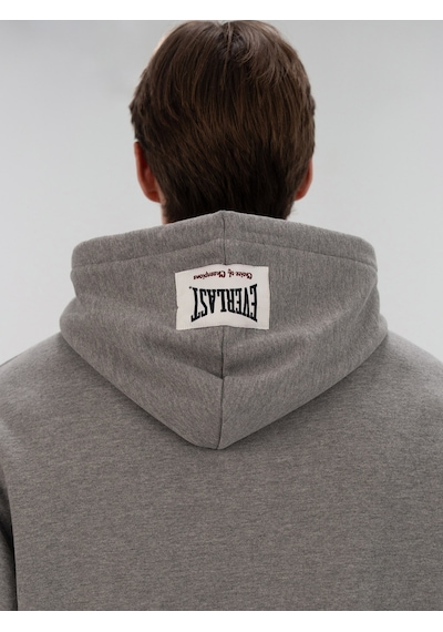 Everlast Heritage Champions Gri Unisex Hoodie Koyu Gri Melanj