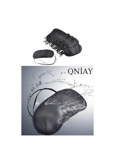 Qniay Uyku Göz Bandı Maskesi Işık Önleyici Maske Bant (1Adet) Çok Renkli