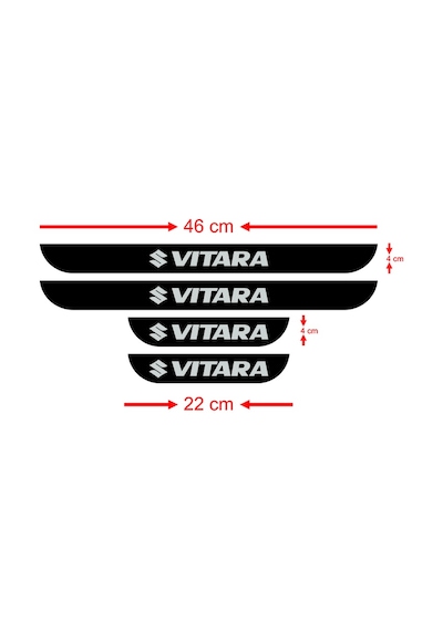 Suzuki Vitara Kapı Eşiği 4 Lü Aksesuar
