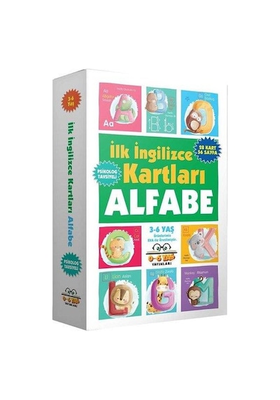 Ilk Ingilizce Kartları Alfabe 3-6 Yaş - 0-6 Yaş Yayınları N11.2432