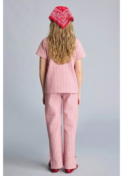 Defacto Regular Fıt 2li Pijama Takımı Kız Çocuk H2657a826spbr96 Pembe-br96