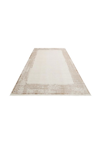 Hoom Rugs Bomonti Mhl 01 Cream Gold Viskon & Akrilik Modern Salon Halısı Krem - Gold