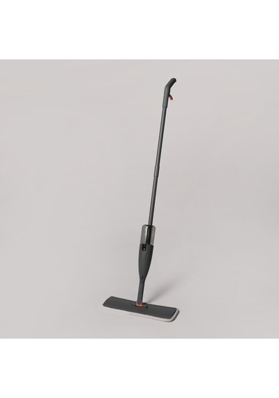 Vallettaa Prandelli Sprey Mop Ve 4 Adet Mikrofiber Mop Bez - Antrasit - 127 Cm