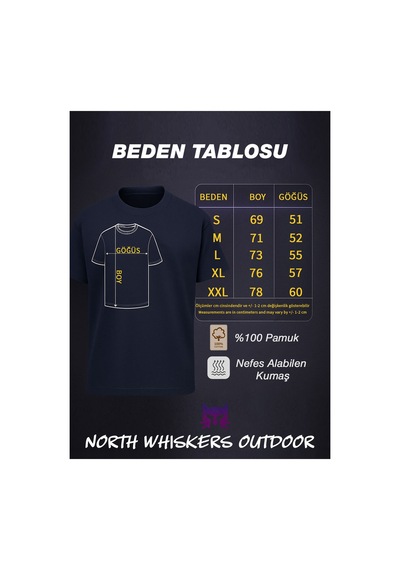 North Whiskers Adhd Highway To Hey Look A Squirrel Esprili Baskılı %100 Pamuklu T-shirt Lacivert - 874843522 Lacivert - 874843522 Lacivert
