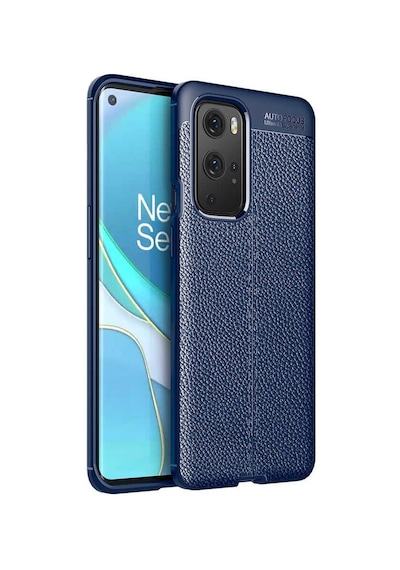 One Plus 9 Pro Kılıf Deri Görünümlü Renk Atmayan Dayanaklı Silikon Kapak Niss