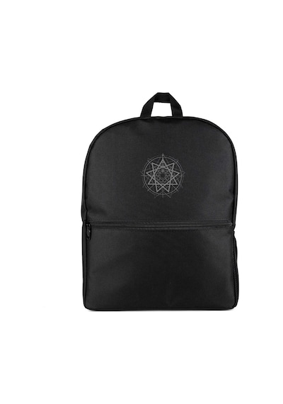 Slipknot Pentagram Symboll Siyah Sırt Çantası
