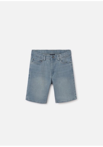 Erkek Çocuk Denim Şort Gri-mavi 252 Gri-mavi