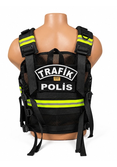 Süngü Tactical Trafik Siyah Yelek