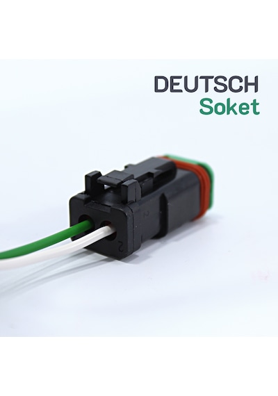 Deutsch Soket - Hidrolik Bobin Bağlantı Soketi Coilworld Mrt 9007d 2k049