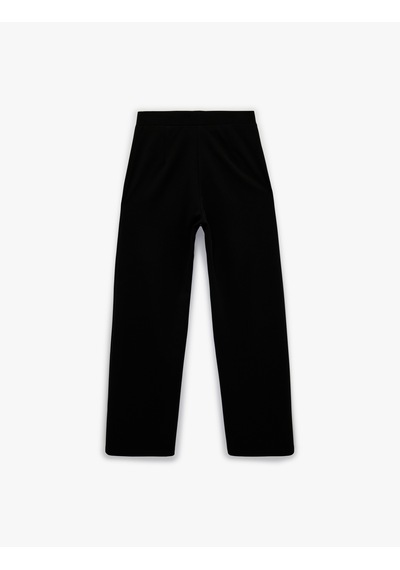 Koton Krep Scuba Kumaş Düğme Aksesuar Detaylı Düz Paça Kumaş Pantolon Siyah 6sak40040ek Siyah Koton Krep Scuba Kumaş Düğme Aksesuar Detaylı Düz Paça Kumaş Pantolon Siyah 6sak40040ek Siyah