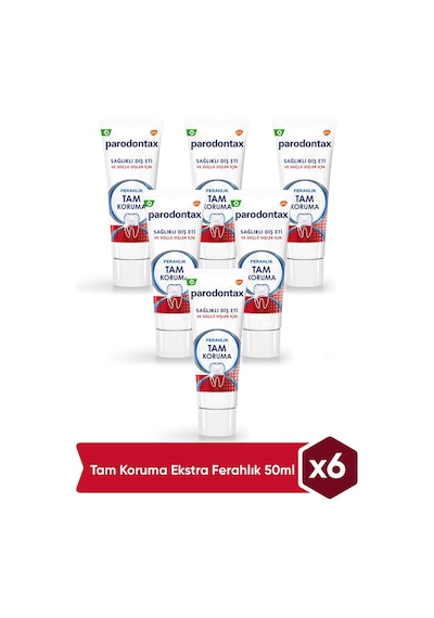 Parodontax Ferahlık Tam Koruma Diş Macunu 50ml X6 Adet