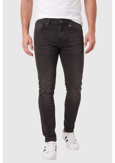 Rizzup Erkek Slim Fit Dar Kesim %98 Pamuk Likralı Taşlanmış Siyah Kot Pantolon Jean 2600026 Rizzup Erkek Slim Fit Dar Kesim %98 Pamuk Likralı Taşlanmış Siyah Kot Pantolon Jean 2600026