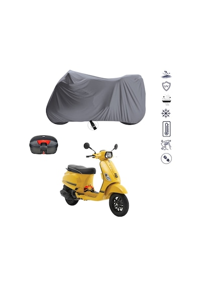 Vespa S 125 ÇANTALI MOTOSİKLET BRANDA SU GEÇİRMEZ TOPCASE UYUMLU MOTOR BRANDA
