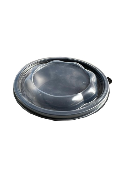 Şeffaf Kapaklı Sıcak Soğuk Isıya Dayanıklı Yemek Salata Kabı 500 Gr. - Yuvarlak - 18 Cm. - 30 Adet