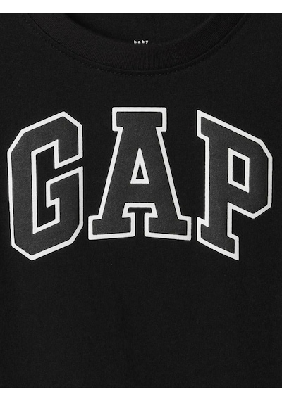 Erkek Bebek Gap Logo T-shirt Siyah-5972 Siyah
