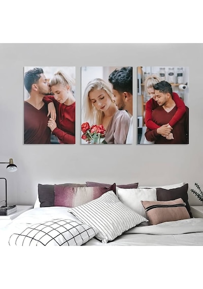 Premium Kişiye Özel 4 Adet Metal Poster Tablo Full Hd Kalite Baskı 15x20cm Çok Renkli