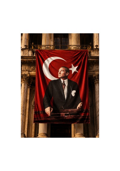 Atatürk Baskılı Türk Bayrağı 150 200 Diğer