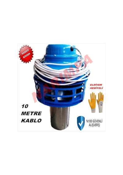 Baca Aspiratörü -Baca Motoru Elektirikli -10 Mt Kablo Baca Aspiratörü -Baca Motoru Elektirikli -10 Mt Kablo