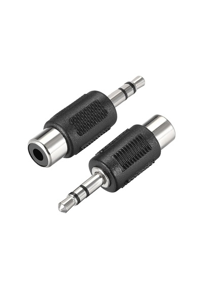 3.5mm Stereo Erkek - RCA Dişi Konnektör Ses Video Adaptörü
