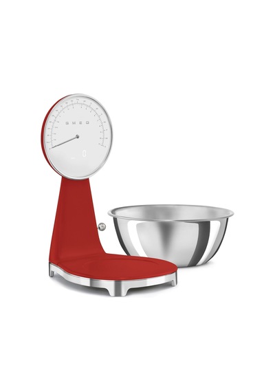 Smeg 50's Style Retro Kırmızı Analog Mutfak Tartısı Ksf01rdww Kırmızı