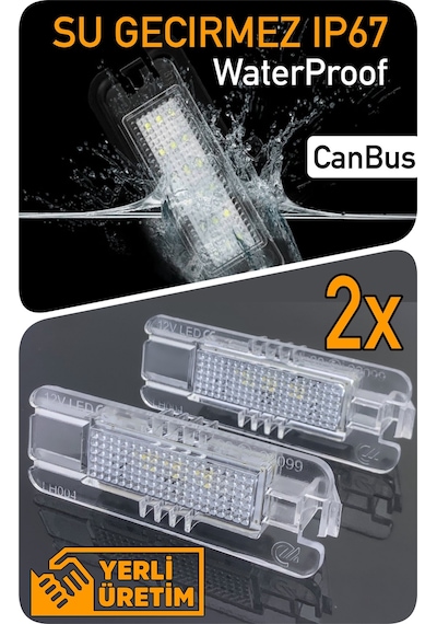 Volkswagen Vw Bora 4 Kombi Variant 1998-2005 Canbus Led Plaka Aydınlatma Ledi Lambası