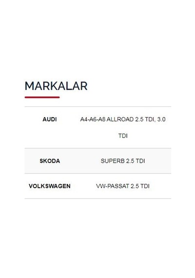 Svac Sv008 Vw-Passat 2.5 Tdi Kizdirma Isitma Bujisi Takım