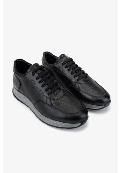 Valmenti Erkek Hakiki Deri Siyah Sneakers & Spor Ayakkabı 771 81128 Erk Ayk Y26 Sıyah